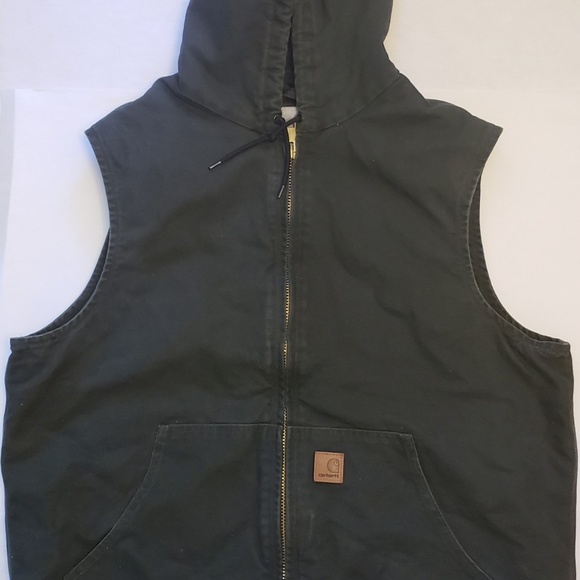 carhartt men's knoxville hooded vest
